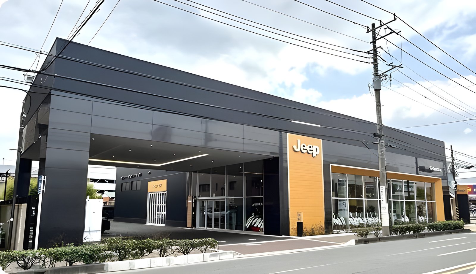 Jeep小田原の店舗外観